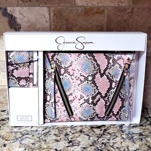 Jessica Simpson Crossbody & Card Case Boxed Set